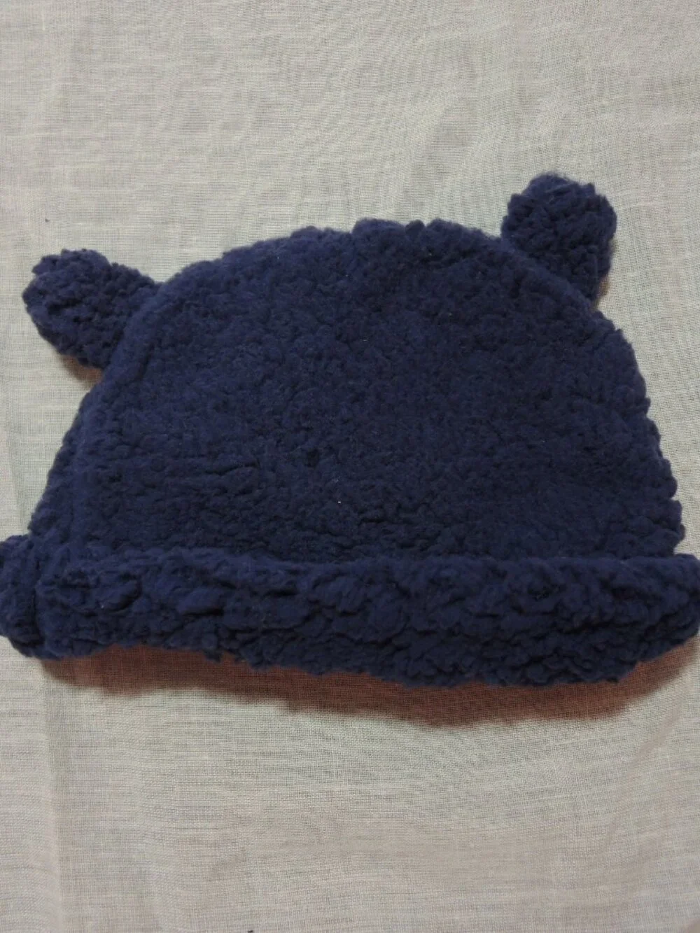 NWT Baby 3 Pc Fleece Sweat Outfit w/ Hat Dark Navy Blue Size 12 Months Chick Pea